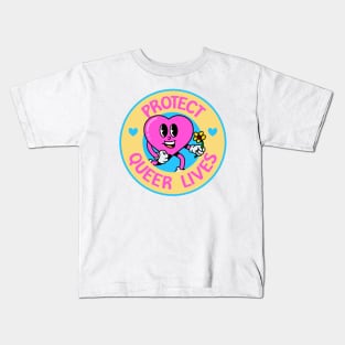 Protect Queer Lives - Support The LGBTQIA+ Community Kids T-Shirt